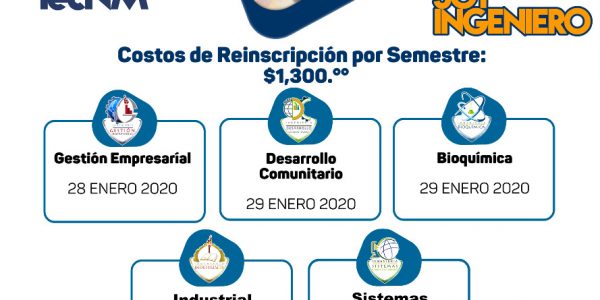 Reinscripciones 2020-A