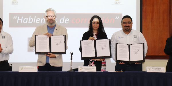 Firma de Convenio entre el Instituto Tecnológico Superior del Sur del Estado de Yucatán y la Secretaría Ejecutiva del Sistema Estatal Anticorrupción